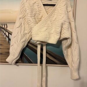Cozy Cream Cable Knit Sweater